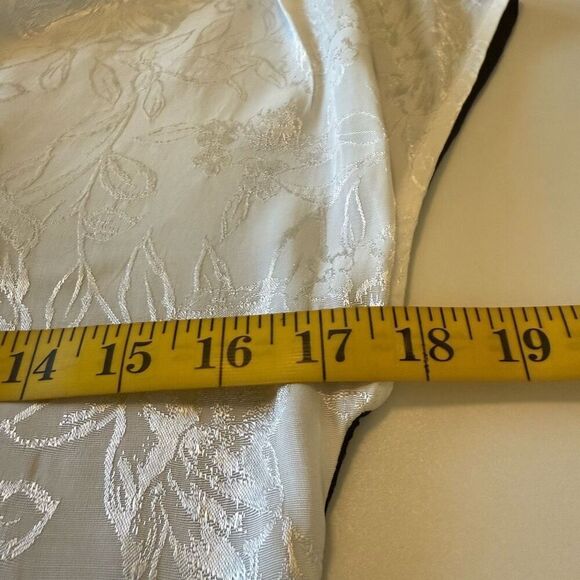 Top Shop Ivory & Black Colorblock Asymmetric Hem Maxi Dress Sz 2 Whimsygoth - Picture 12 of 15